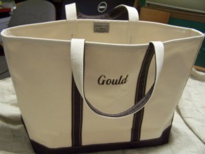 L.L. Bean Boat Tote 001