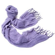 Purple-Cotton-Gauze-Scarf