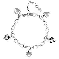 silverheartbracelet